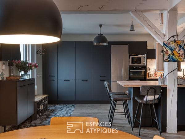 Maison familiale en bord de seine.