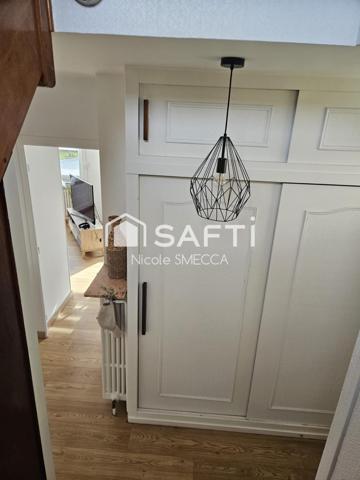 Maison mitoyenne,3 chambres,jardin,garage