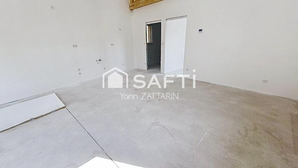 Maison F4 avec garage et terrasse