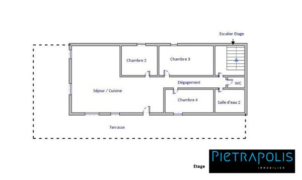 MAISON FAMILIALE - 4 chambres - grand jardin -