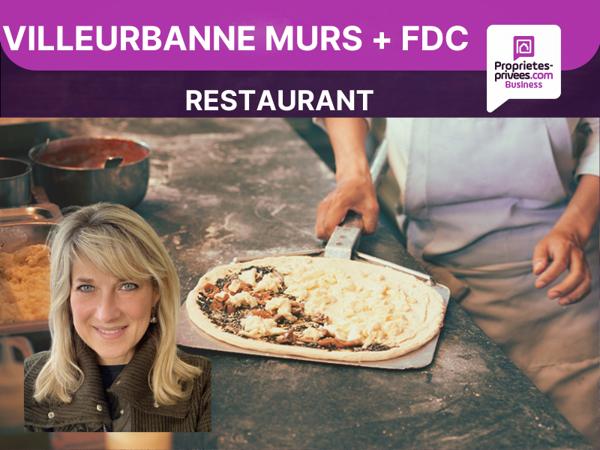 MURS et FDC RESTAURANT 72 m² - VILLEURBANNE - TERRASSE