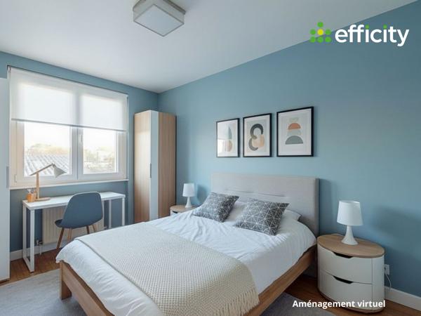 Appartement 3 pièces - 57 m² Exclusivité efficity