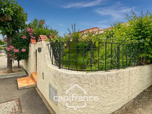 Pyrénées Orientales (66) – Maison plain-pied avec garage, jardin et 3 chambres sur terrain 340 m² - Vendue Louée