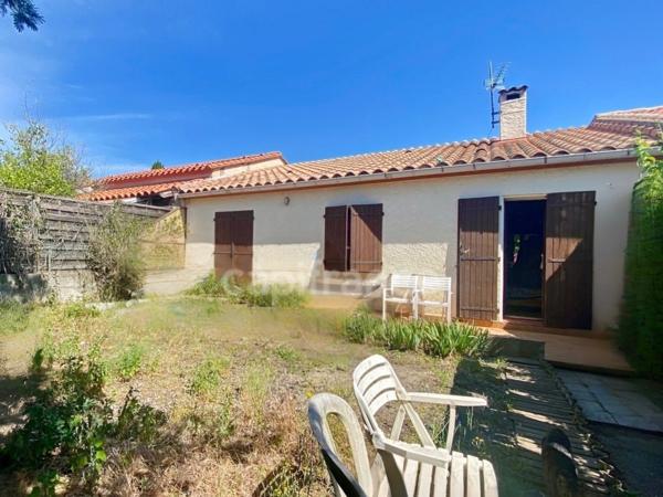 Pyrénées Orientales (66) – Maison plain-pied avec garage, jardin et 3 chambres sur terrain 340 m² - Vendue Louée