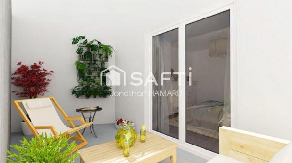 Place du Sanitat – Un T3 avec terrasse privative au cœur de Nantes : une opportunité rare à façonner selon vos envies
