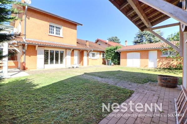 Mions, Maison à vendre 5 pièces, 188.45m², 4 chambres, terrain 1387m2, garage indépendant 48m2