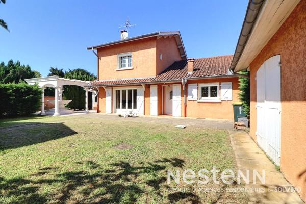 Mions, Maison à vendre 5 pièces, 188.45m², 4 chambres, terrain 1387m2, garage indépendant 48m2