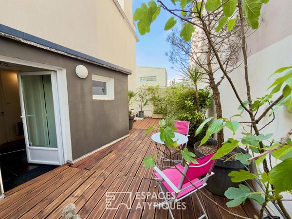Immeuble mixte de charme et son jardin suspendu en coeur de ville