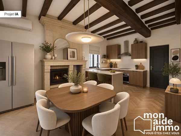Jolie maison en pierre avec garage de 58m² et 3 chambres