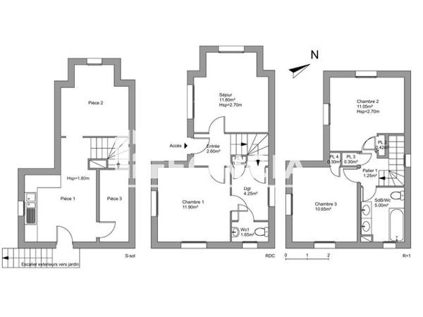 Location Maison 4 pièces 61.5 m² - 8 RUE GARIBALDI Eaubonne 95600