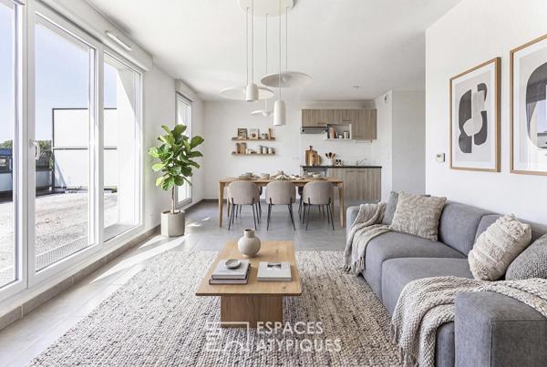 Appartement 3 pièces avec terrasse à Tournefeuille