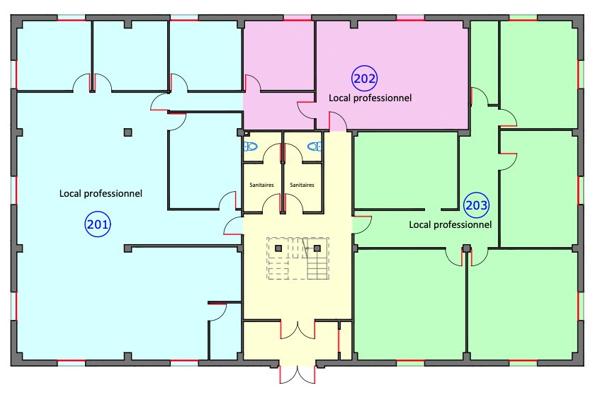 Roncq – Parc de l'Europe | Bureaux 264 m² ou 80 m² | Parkings inclus | À vendre