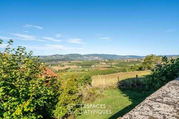 Maison en pierres avec dépendance et vue exceptionnelle