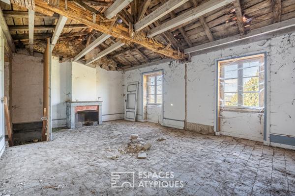 Maison en pierres avec dépendance et vue exceptionnelle