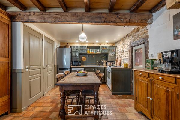 Maison en pierres avec dépendance et vue exceptionnelle