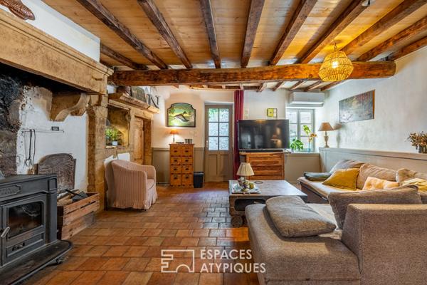 Maison en pierres avec dépendance et vue exceptionnelle