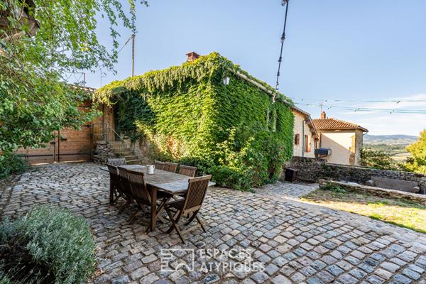 Maison en pierres avec dépendance et vue exceptionnelle