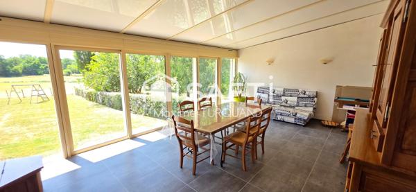 Maison 208m², 4 chambres, 1900m² de terrain + dépendances XL.