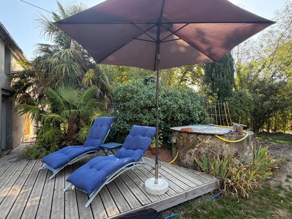 PLAISANCE(32) du Gers: AUTHENTIQUE LONGERE XVIIIs de 240m2, 4chambres, sur jardin paysagé clos de 2.500m2 et piscine hors sol, possibilité de chambres d hotes et/ou petit gîte ou accueil d'un parent,