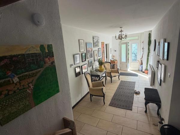 PLAISANCE(32) du Gers: AUTHENTIQUE LONGERE XVIIIs de 240m2, 4chambres, sur jardin paysagé clos de 2.500m2 et piscine hors sol, possibilité de chambres d hotes et/ou petit gîte ou accueil d'un parent,