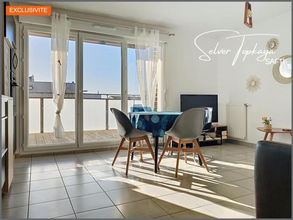 T3 de 56m² à MIONS avec garage fermé  et terrasse