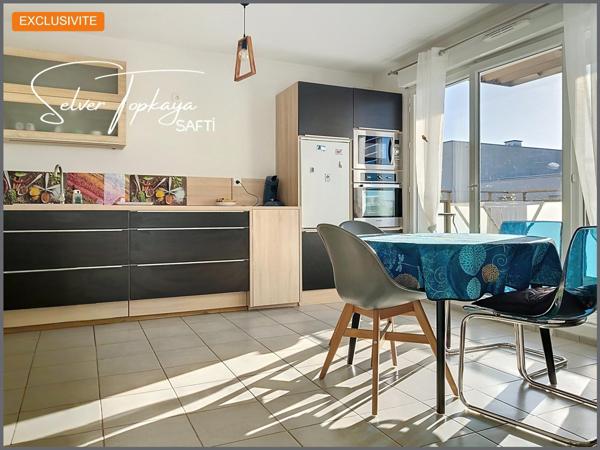 T3 de 56m² à MIONS avec garage fermé  et terrasse