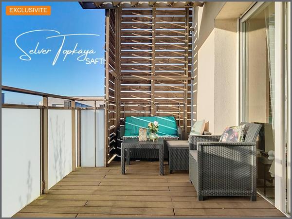 T3 de 56m² à MIONS avec garage fermé  et terrasse