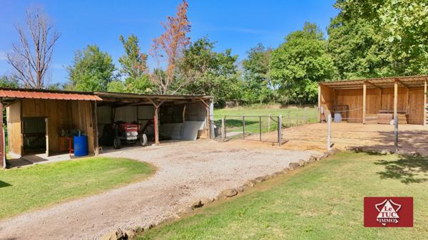 Maison de plain pied, piscine chauffée avec installations équestres Saint-Sylvestre-sur-Lot (47140)