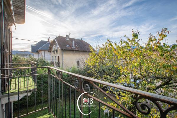 Barberaz – Appartement 3 pièces avec jardin, 2 balcons et garage