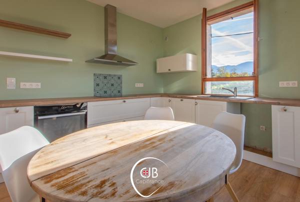 Barberaz – Appartement 3 pièces avec jardin, 2 balcons et garage