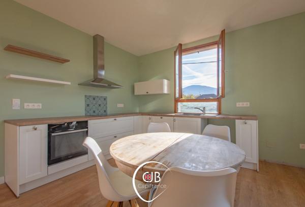 Barberaz – Appartement 3 pièces avec jardin, 2 balcons et garage