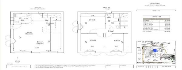 Maison à vendre  4 pièces - 78,58 m 2   LE ROURET  - 06