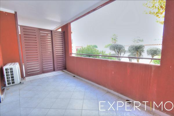 Le Cannet (06110) Le Cannet, 2 pièces de 37,34 m² avec terrasse, Parking en sous-sol