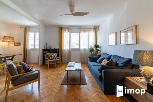 Marseille 8  Carré d’Or / Paradis – 2ᵉ Prado : superbe appartement T3/4 traversant de 86 m² entièrement rénové