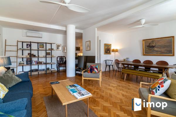 Marseille 8  Carré d’Or / Paradis – 2ᵉ Prado : superbe appartement T3/4 traversant de 86 m² entièrement rénové