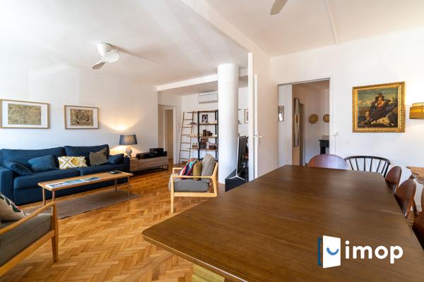 Marseille 8  Carré d’Or / Paradis – 2ᵉ Prado : superbe appartement T3/4 traversant de 86 m² entièrement rénové