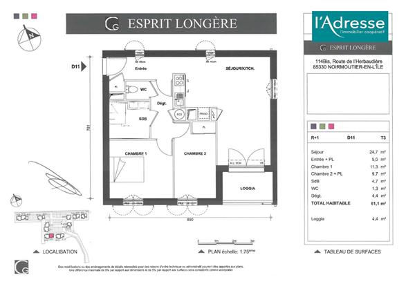 Appartement 2 chambres