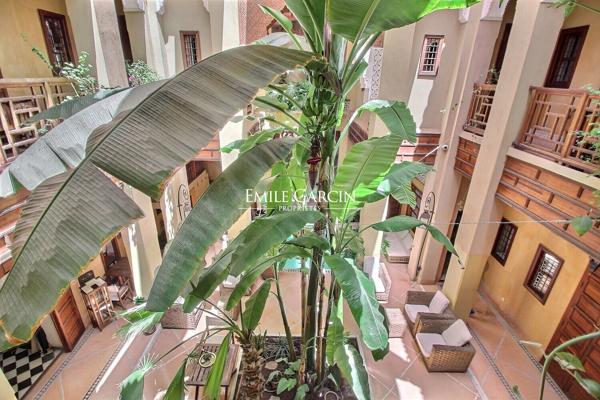 À vendre maison d'hôtes de charme située dans le quartier du Mellah à Marrakech