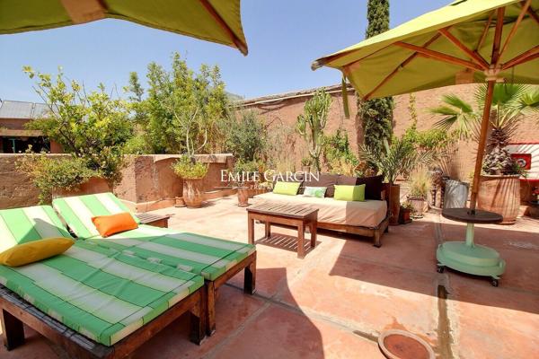 À vendre maison d'hôtes de charme située dans le quartier du Mellah à Marrakech