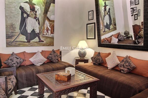 À vendre maison d'hôtes de charme située dans le quartier du Mellah à Marrakech