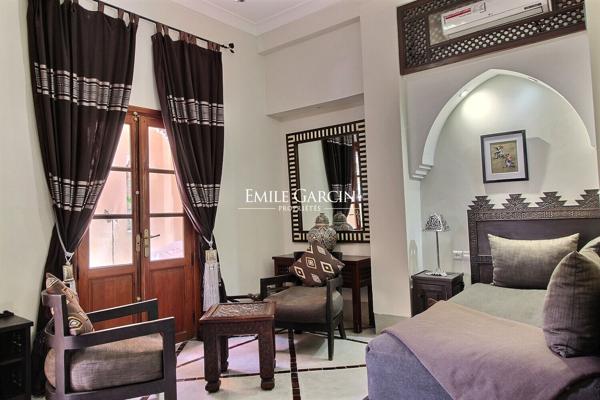 À vendre maison d'hôtes de charme située dans le quartier du Mellah à Marrakech