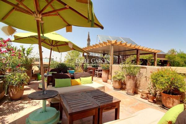 À vendre maison d'hôtes de charme située dans le quartier du Mellah à Marrakech