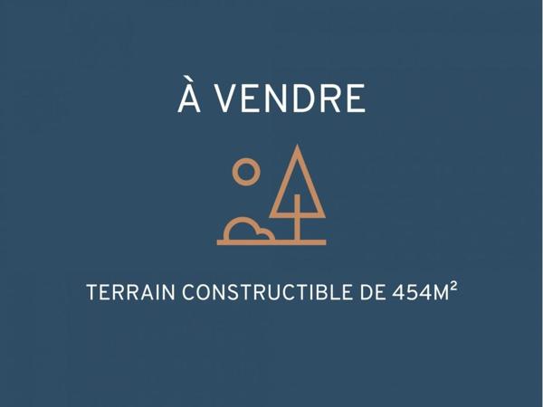 LANESTER : Terrain constructible et viabilisé de 454 m²