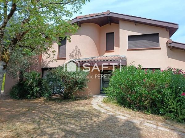 BESSIERES (31660) - VILLA D'ARCHITECTE 128 m2 - TERRAIN 3000 m2 - DOUBLE GARAGE