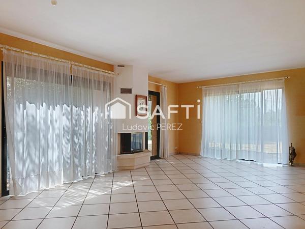 BESSIERES (31660) - VILLA D'ARCHITECTE 128 m2 - TERRAIN 3000 m2 - DOUBLE GARAGE
