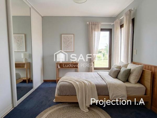 BESSIERES (31660) - VILLA D'ARCHITECTE 128 m2 - TERRAIN 3000 m2 - DOUBLE GARAGE