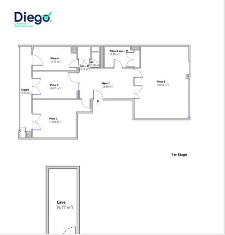 Appartement
         4 pièces
        - 87 m² Exclusivité 372 000 € *