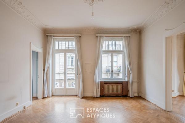 Appartement Art nouveau et ses balcons au coeur de la Neustadt