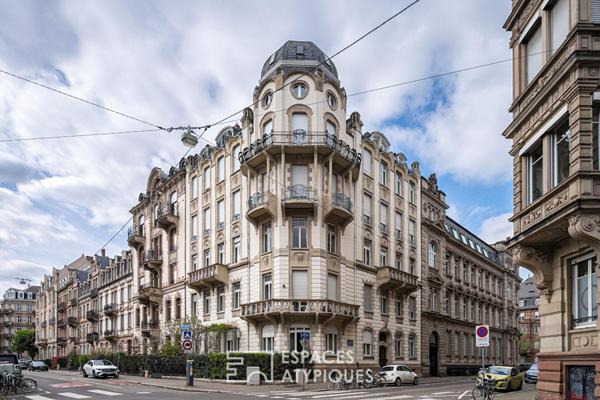 Appartement Art nouveau et ses balcons au coeur de la Neustadt