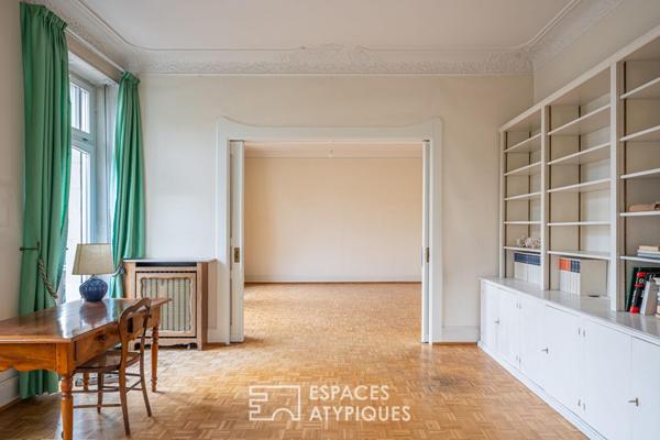Appartement Art nouveau et ses balcons au coeur de la Neustadt